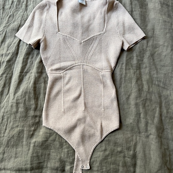 Abercrombie & Fitch Tops - Abercrombie & Fitch Short Sleeved Corset Bodysuit